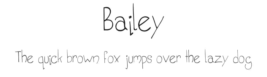Bailey by Kacey Gambrell — Script Handwritten Font
