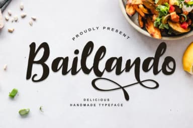 Baillando Font by Damarletter — Script Handwritten Font — thumbnail 1