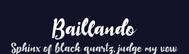 Baillando by Damarletter — Script Handwritten Font — thumbnail 2