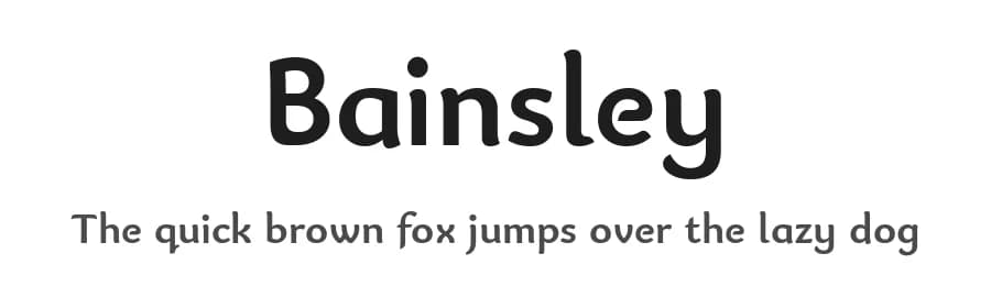 Bainsley by Paul Miller — Sans Serif Font