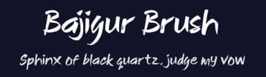 Bajigur Brush by Ketapel Creative — Script Handwritten Font — thumbnail 2