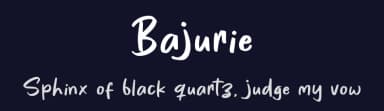 Bajurie by Khurasan — Script Handwritten Font — thumbnail 2