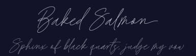 Baked Salmon by Subectype & Orenari — Script Handwritten Font — thumbnail 2