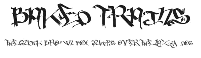 Baked Trains by Xerographer Fonts — Script Handwritten Font