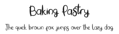 Baking Pastry by Illushvara — Script Handwritten Font — thumbnail 1