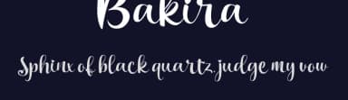 Bakira by Fontruly — Script Handwritten Font — thumbnail 2