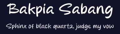 Bakpia Sabang by Khurasan — Script Handwritten Font — thumbnail 2