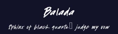 Balada by kokostd — Script Handwritten Font — thumbnail 2