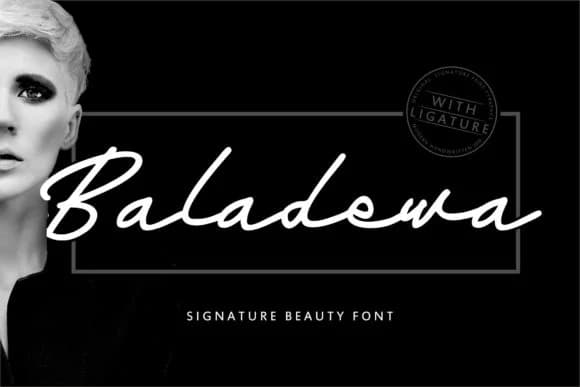 Baladewa Font by Vunira — Script Handwritten Font