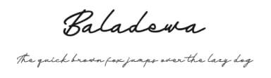 Baladewa by Vunira Design — Script Handwritten Font — thumbnail 1