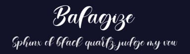Balagize by Four Lines — Script Handwritten Font — thumbnail 2