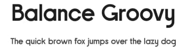 Balance Groovy by Rian Dryana — Sans Serif Font — thumbnail 1