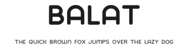 Balat by Krafti Lab — Sans Serif Font — thumbnail 1