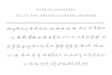 Bale & Melanie Font by andikafez — Script Handwritten Font — thumbnail 6