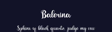 Balerina by HansCo — Script Handwritten Font — thumbnail 2