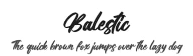 Balestic by Letterena Studios — Script Handwritten Font — thumbnail 1