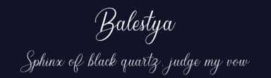 Balestya by Sizimon.id — Script Handwritten Font — thumbnail 2