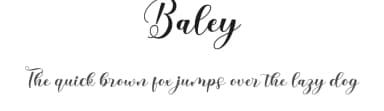 Baley by Makashi — Script Handwritten Font — thumbnail 1
