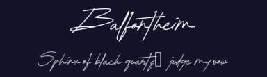 Balfontheim by RiseGraph — Script Handwritten Font — thumbnail 2