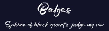 Balges by Vunira Design — Script Handwritten Font — thumbnail 2