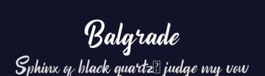Balgrade by merllotype — Script Handwritten Font — thumbnail 2