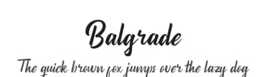 Balgrade by merllotype — Script Handwritten Font — thumbnail 1