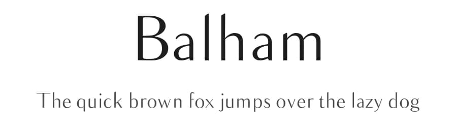 Balham by Dannci — Sans Serif Font