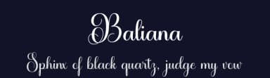 Baliana by Aqeela Studio — Script Handwritten Font — thumbnail 2