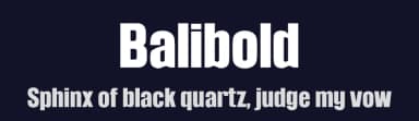Balibold by Labastudioid — Sans Serif Font — thumbnail 2