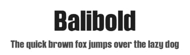 Balibold by Labastudioid — Sans Serif Font — thumbnail 1