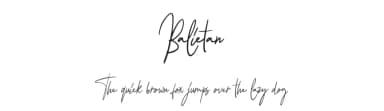 Balietan by Nur Miftah — Script Handwritten Font — thumbnail 1