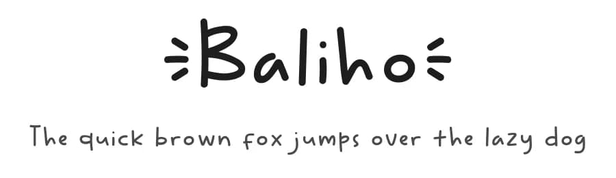 Baliho by Khurasan — Script Handwritten Font