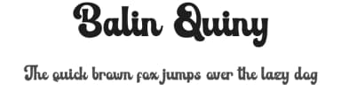 Balin Quiny by Eknoji Studio — Script Handwritten Font — thumbnail 1