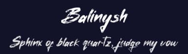 Balinysh by Creatype Studio — Script Handwritten Font — thumbnail 2