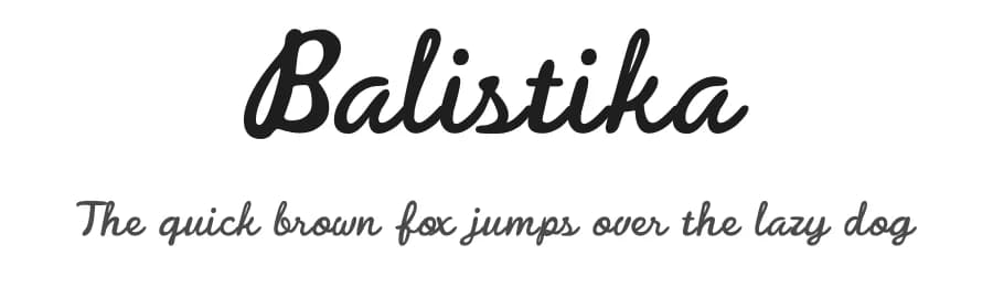 Balistika by Tamo — Script Handwritten Font