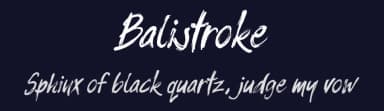 Balistroke by cove703 — Script Handwritten Font — thumbnail 2