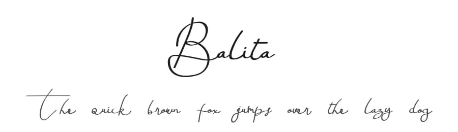 Balita by Eddy Goodboy — Script Handwritten Font