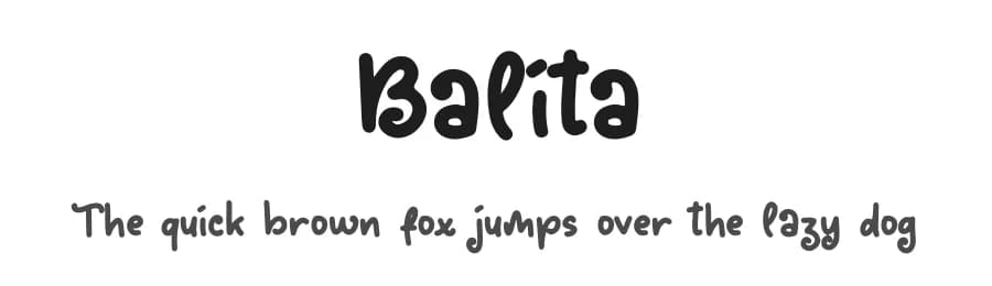 Balita by Denny Subagja — Script Handwritten Font