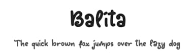 Balita by Denny Subagja — Script Handwritten Font — thumbnail 1