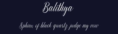 Balithya by josstype — Script Handwritten Font — thumbnail 2