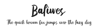 Baliwes by Riki — Script Handwritten Font — thumbnail 1