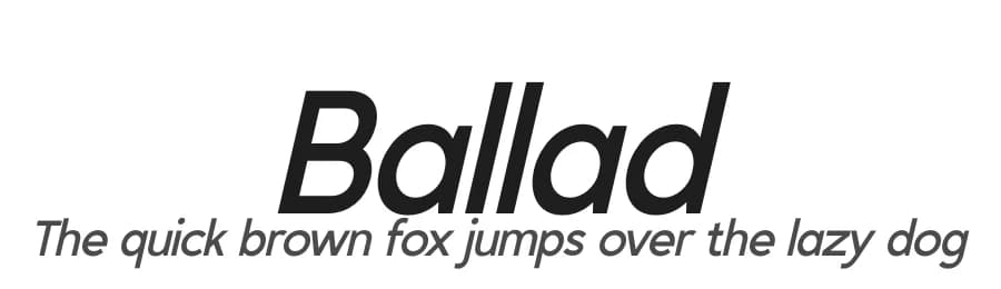 Ballad by Letterena Studios — Sans Serif Font