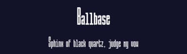 Ballbase by YesYesNo — Sans Serif Font — thumbnail 2