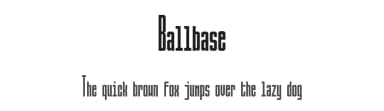 Ballbase by YesYesNo — Sans Serif Font — thumbnail 1