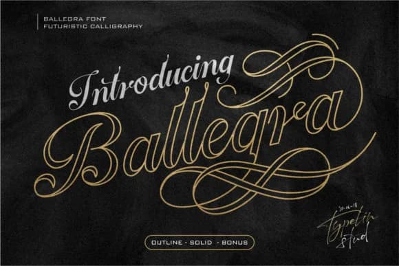 Ballegra Font by typelinestudio — Script Handwritten Font