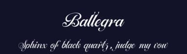 Ballegra by Typeline Studio — Script Handwritten Font — thumbnail 2