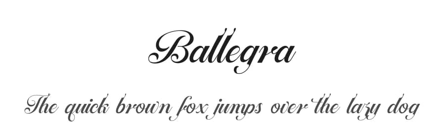 Ballegra by Typeline Studio — Script Handwritten Font