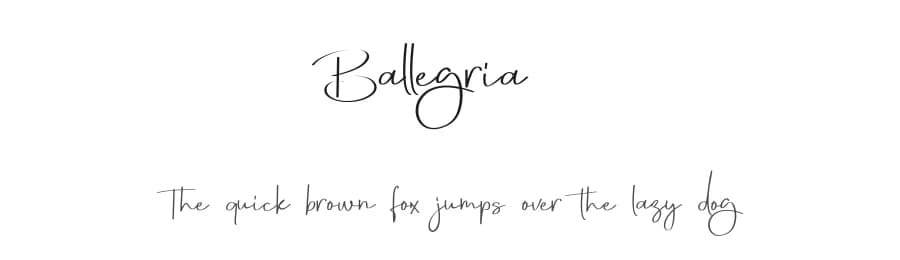 Ballegria by Typeline Studio — Script Handwritten Font