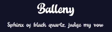Balleny by Letterayu — Script Handwritten Font — thumbnail 2