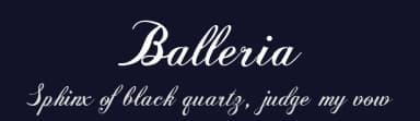Balleria by Typefactoryco — Script Handwritten Font — thumbnail 2